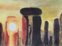 Stonehenge  30 x 40 cm