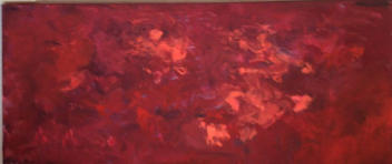 Verläufe in rot  30 x 70 cm