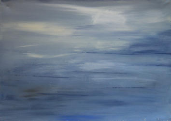 Wintermond  50 x 70 cm